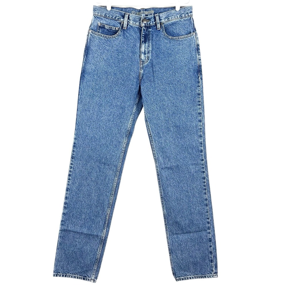 NWOT Harley Davidson Men Blue Denim Jeans 34x36 Tapered Leg Classic Fit Mid Rise